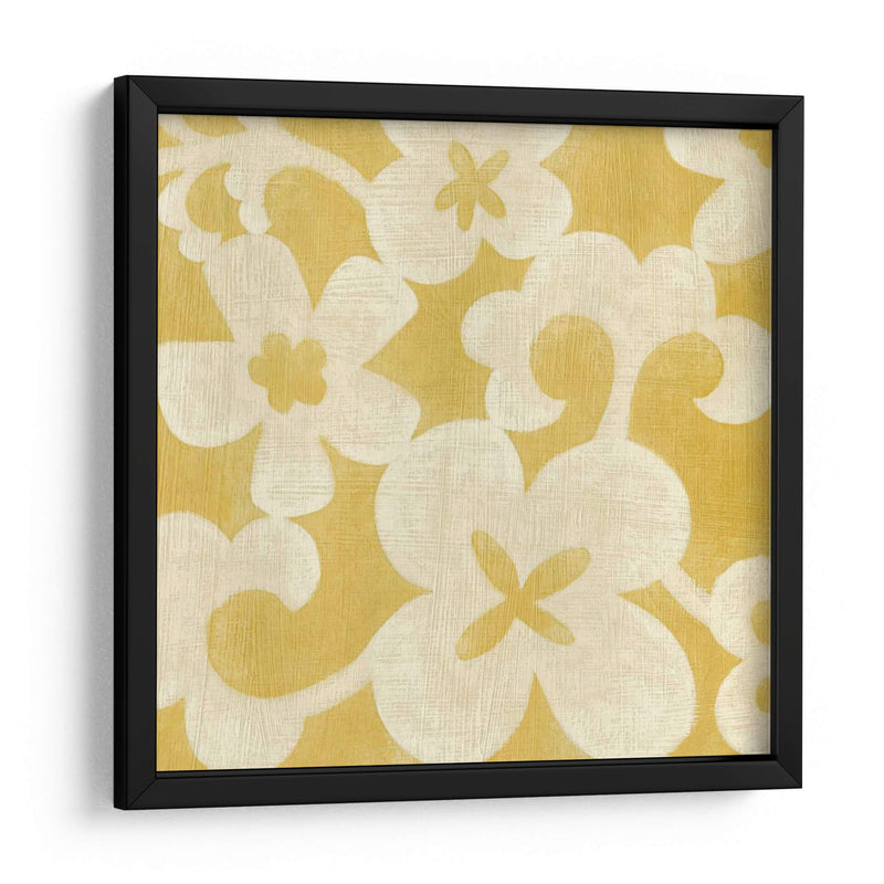 Silueta De Suzani En Amarillo Ii - Chariklia Zarris | Cuadro decorativo de Canvas Lab