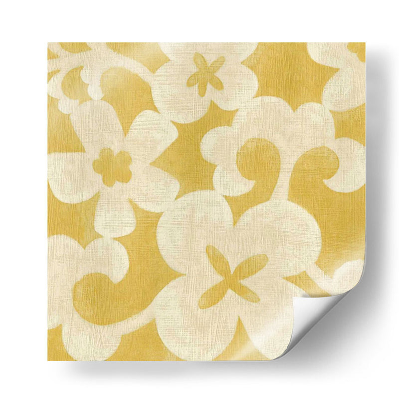 Silueta De Suzani En Amarillo Ii - Chariklia Zarris | Cuadro decorativo de Canvas Lab