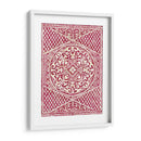 Grabado En Madera En Rojo I - Chariklia Zarris | Cuadro decorativo de Canvas Lab