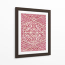 Grabado En Madera En Rojo Ii - Chariklia Zarris | Cuadro decorativo de Canvas Lab
