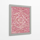 Grabado En Madera En Rojo Ii - Chariklia Zarris | Cuadro decorativo de Canvas Lab