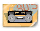 Estéreo 80's - Eduardo Hernández | Cuadro decorativo de Canvas Lab