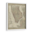 Plan De Nueva York - Mitchell | Cuadro decorativo de Canvas Lab