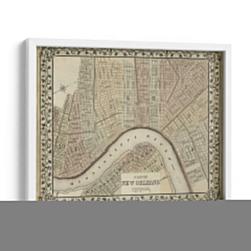 Plan De Nueva Orleans - Mitchell | Cuadro decorativo de Canvas Lab