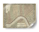 Plan De Nueva Orleans - Mitchell | Cuadro decorativo de Canvas Lab