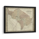 Plan De Washington, D.C. - Mitchell | Cuadro decorativo de Canvas Lab