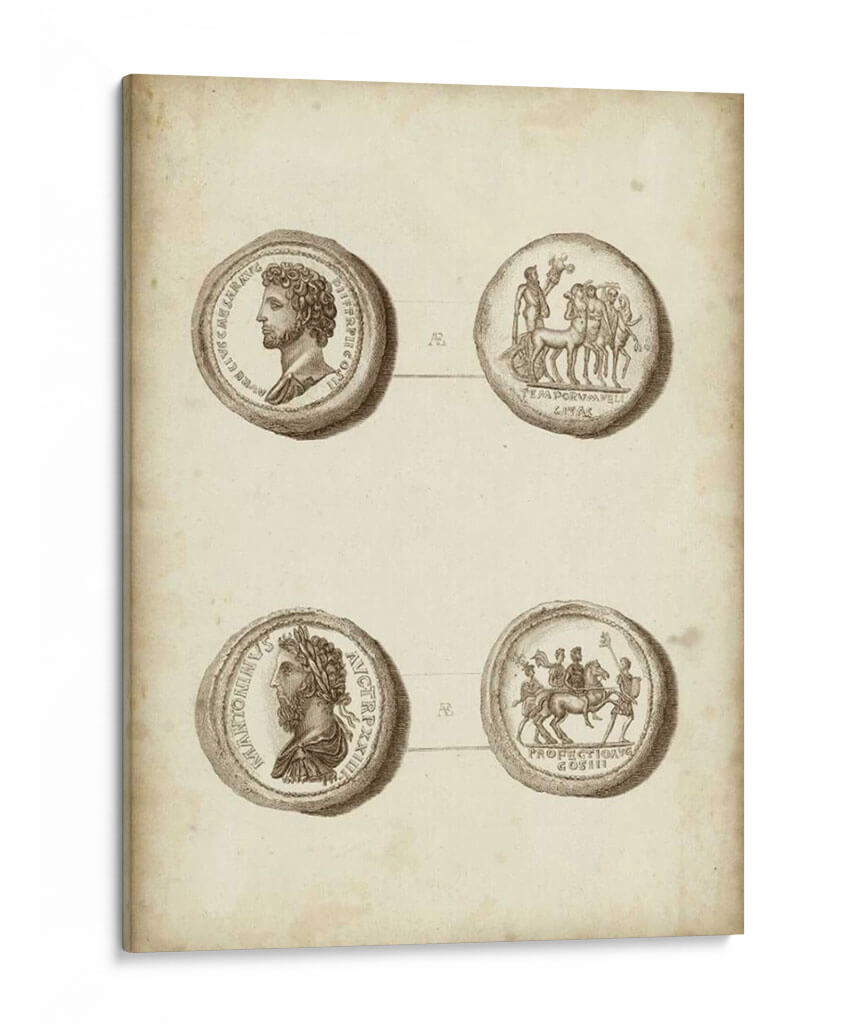 Monedas Romanas Antiguas Vi | Cuadro decorativo de Canvas Lab