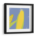 Maíz con fondo azul - Eduardo Hernández | Cuadro decorativo de Canvas Lab