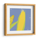 Maíz con fondo azul - Eduardo Hernández | Cuadro decorativo de Canvas Lab