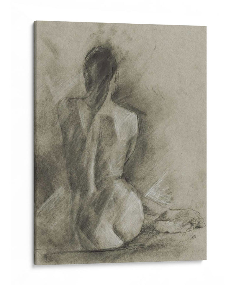 Estudio De Figura De Carbón De Leña I - Ethan Harper | Cuadro decorativo de Canvas Lab