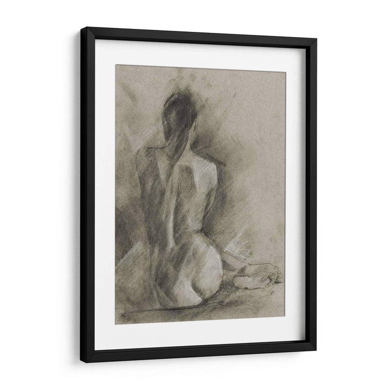 Estudio De Figura De Carbón De Leña I - Ethan Harper | Cuadro decorativo de Canvas Lab