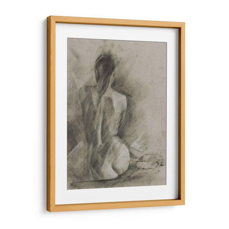 Estudio De Figura De Carbón De Leña I - Ethan Harper | Cuadro decorativo de Canvas Lab