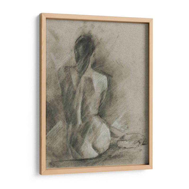 Estudio De Figura De Carbón De Leña I - Ethan Harper | Cuadro decorativo de Canvas Lab