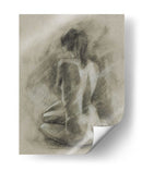 Estudio De La Figura De Carbón Ii - Ethan Harper | Cuadro decorativo de Canvas Lab