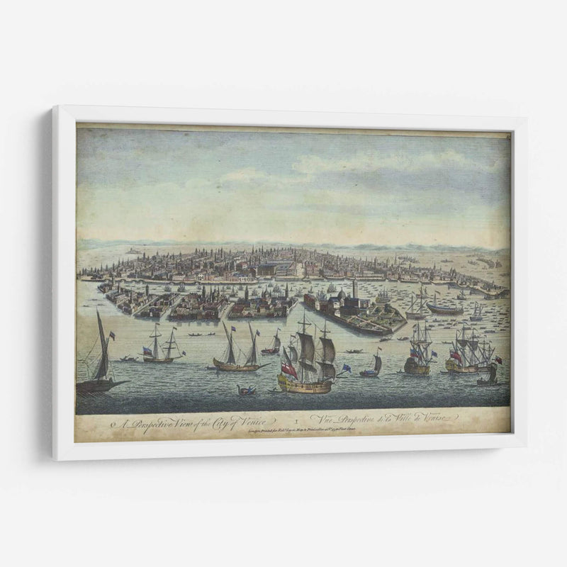 Vista De Pájaros De Venecia - Williamsburg | Cuadro decorativo de Canvas Lab