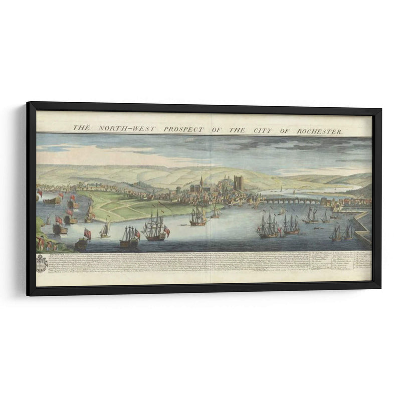 Vista De Bucks - Rochester - Nathaniel Buck | Cuadro decorativo de Canvas Lab