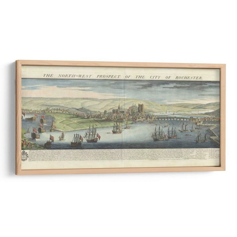 Vista De Bucks - Rochester - Nathaniel Buck | Cuadro decorativo de Canvas Lab