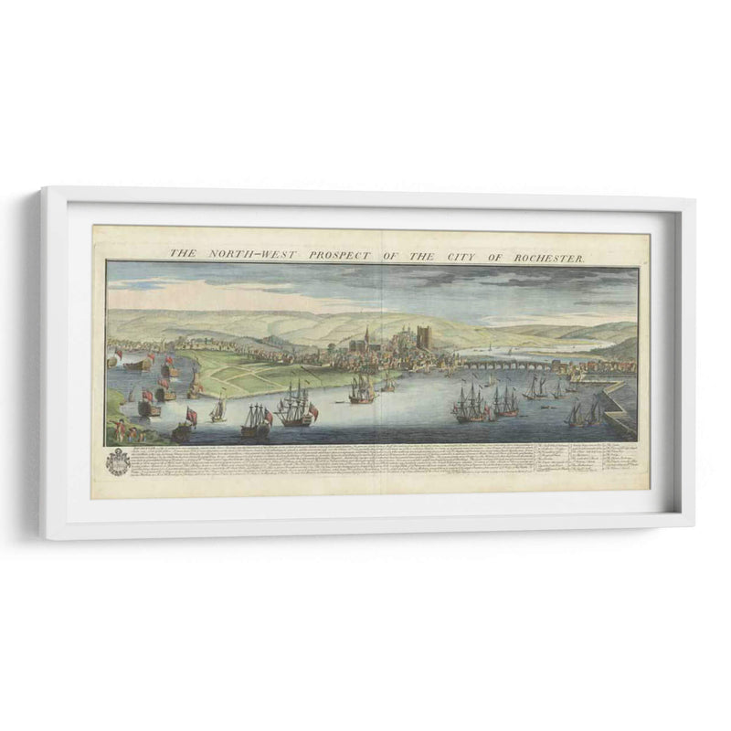 Vista De Bucks - Rochester - Nathaniel Buck | Cuadro decorativo de Canvas Lab