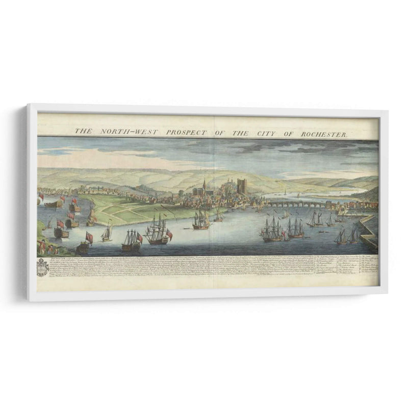 Vista De Bucks - Rochester - Nathaniel Buck | Cuadro decorativo de Canvas Lab