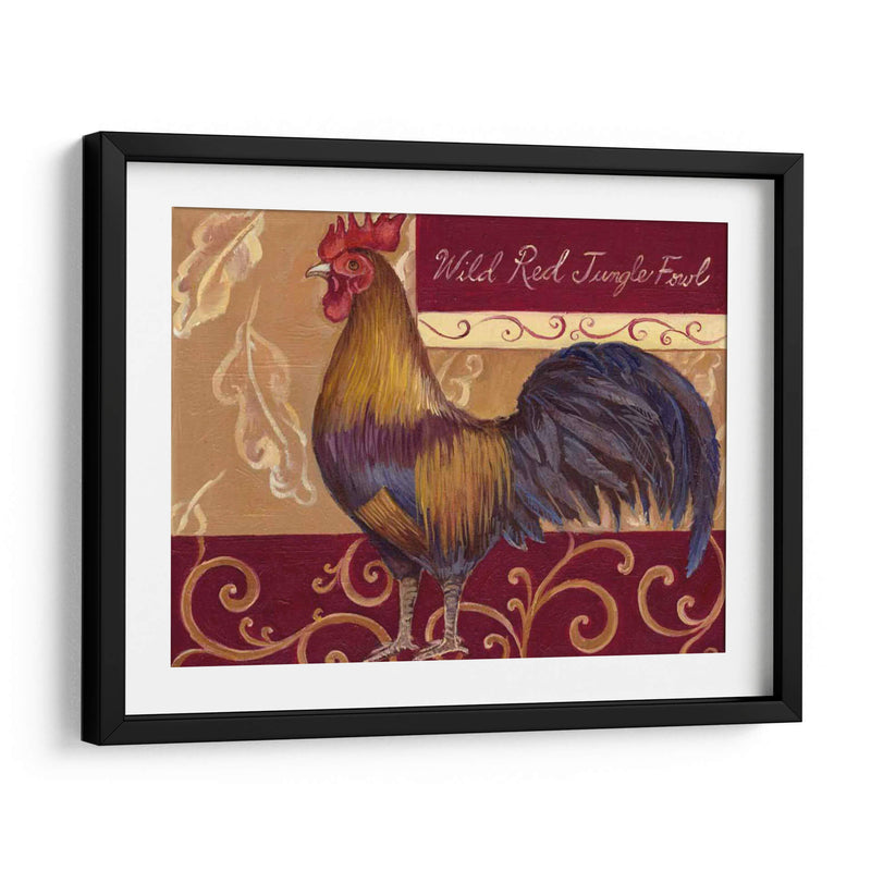 Roosters Rústicos Ii - Theresa Kasun | Cuadro decorativo de Canvas Lab