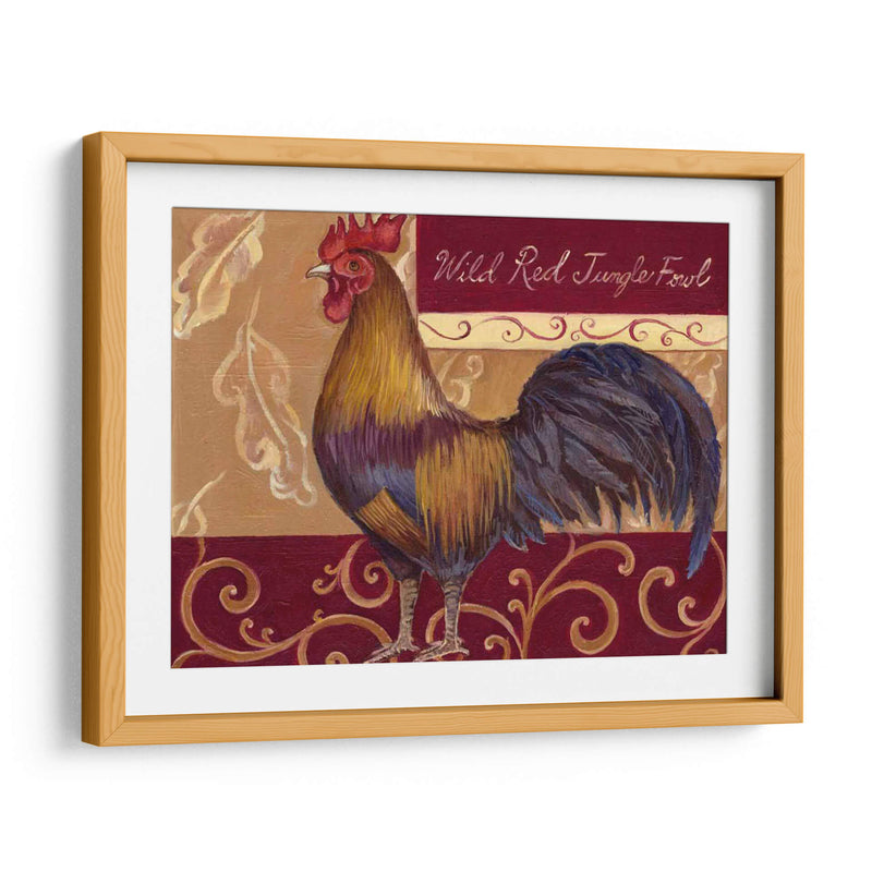 Roosters Rústicos Ii - Theresa Kasun | Cuadro decorativo de Canvas Lab