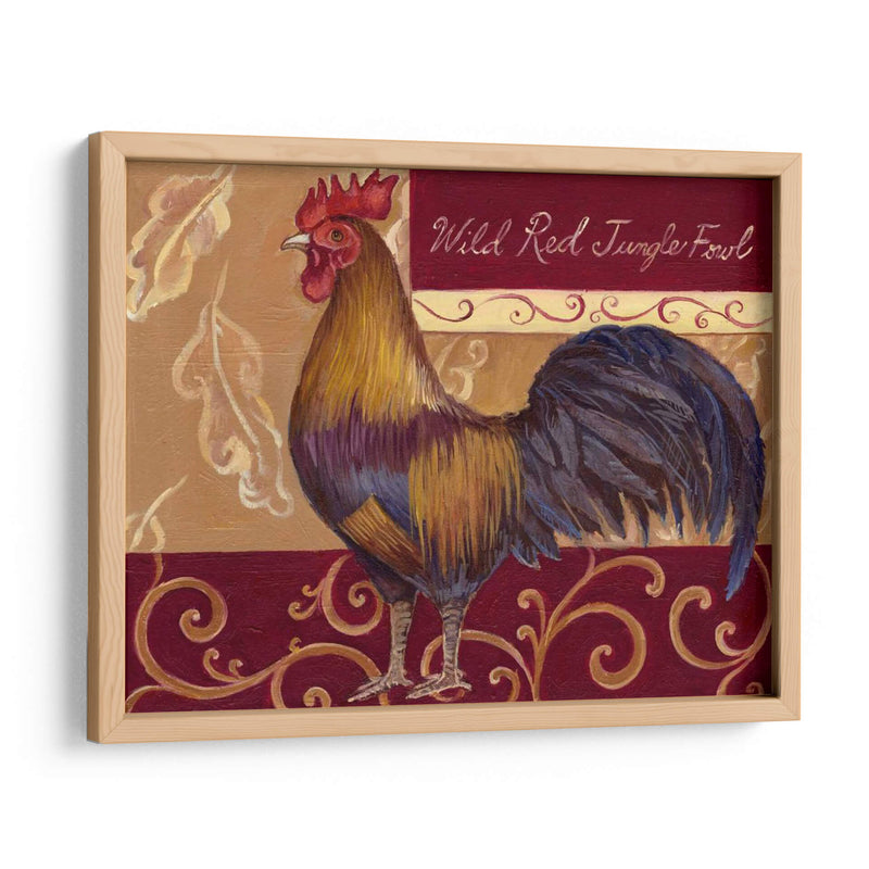 Roosters Rústicos Ii - Theresa Kasun | Cuadro decorativo de Canvas Lab