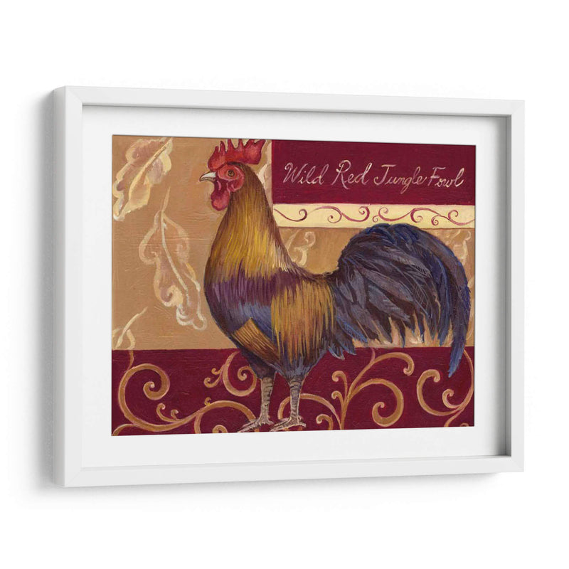 Roosters Rústicos Ii - Theresa Kasun | Cuadro decorativo de Canvas Lab