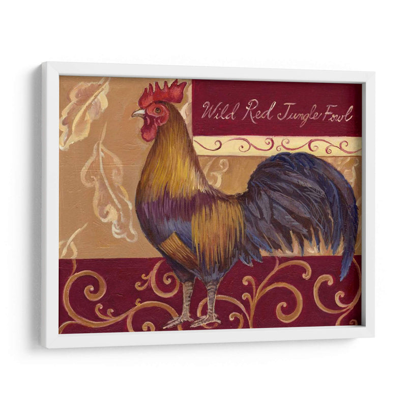 Roosters Rústicos Ii - Theresa Kasun | Cuadro decorativo de Canvas Lab