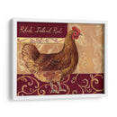 Roosters Rústicos Iii - Theresa Kasun | Cuadro decorativo de Canvas Lab