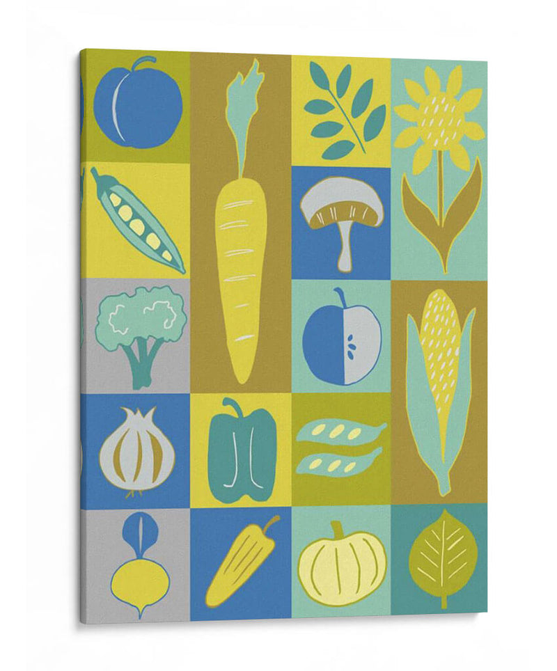 Bloques Veggie Ii - Chariklia Zarris | Cuadro decorativo de Canvas Lab