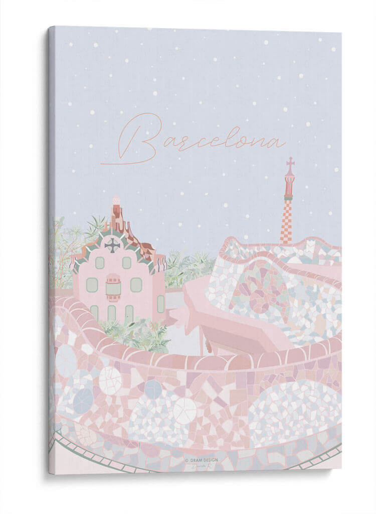 Parque Güell - DRAM | Cuadro decorativo de Canvas Lab