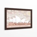 Ópera de Sydney en rosa - DRAM | Cuadro decorativo de Canvas Lab