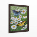 Mariposas Y Margaritas - Fred Szatkowski | Cuadro decorativo de Canvas Lab