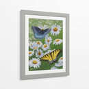 Mariposas Y Margaritas - Fred Szatkowski | Cuadro decorativo de Canvas Lab