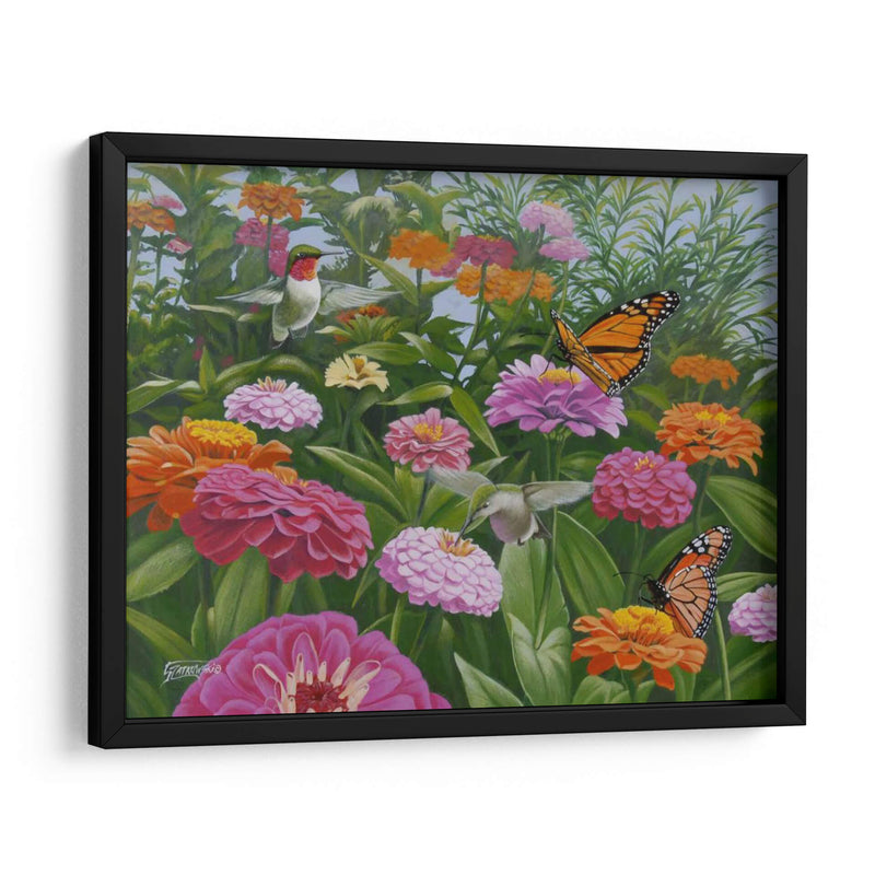 Zinnia Bouquet - Fred Szatkowski | Cuadro decorativo de Canvas Lab