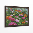 Zinnia Bouquet - Fred Szatkowski | Cuadro decorativo de Canvas Lab