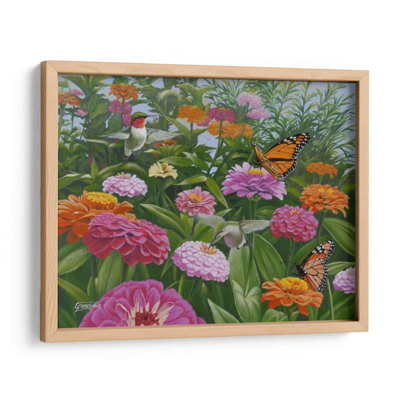 Zinnia Bouquet - Fred Szatkowski | Cuadro decorativo de Canvas Lab