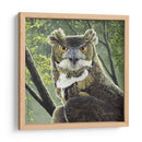 Gran Búho Cornado - Fred Szatkowski | Cuadro decorativo de Canvas Lab