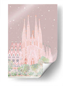 Sagrada Familia en rosa - DRAM | Cuadro decorativo de Canvas Lab