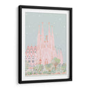 Sagrada Familia en verde - DRAM | Cuadro decorativo de Canvas Lab