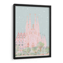 Sagrada Familia en verde - DRAM | Cuadro decorativo de Canvas Lab