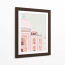 Taj Mahal en verde - DRAM | Cuadro decorativo de Canvas Lab