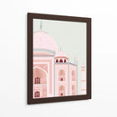Taj Mahal en verde - DRAM | Cuadro decorativo de Canvas Lab