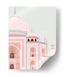 Taj Mahal en verde - DRAM | Cuadro decorativo de Canvas Lab