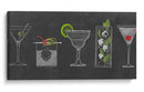 Colección De Cócteles De Pizarra G - Grace Popp | Cuadro decorativo de Canvas Lab