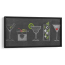 Colección De Cócteles De Pizarra G - Grace Popp | Cuadro decorativo de Canvas Lab