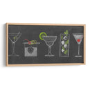 Colección De Cócteles De Pizarra G - Grace Popp | Cuadro decorativo de Canvas Lab