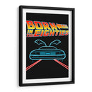 Delorean Neon - Roge I. Luis | Cuadro decorativo de Canvas Lab