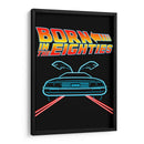 Delorean Neon - Roge I. Luis | Cuadro decorativo de Canvas Lab
