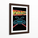 Delorean Neon - Roge I. Luis | Cuadro decorativo de Canvas Lab